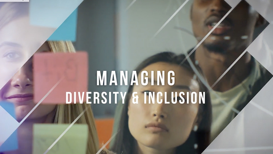 Still image from Managing Diversity and Inclusion