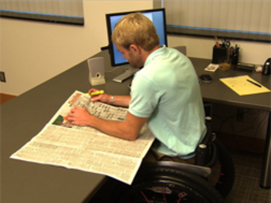 Still image from video Effective Job Search for People with Disabilities