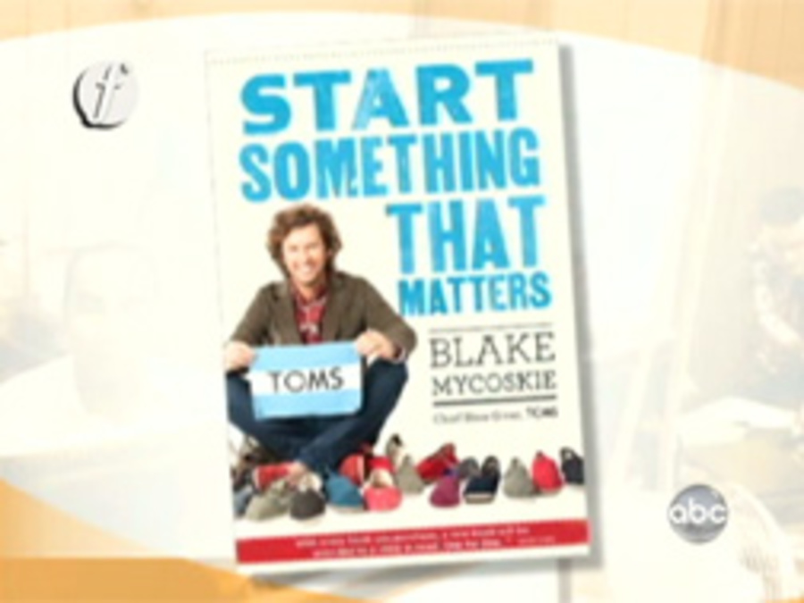 Still image from video TOMS Shoe Founder on Small Business and Charity